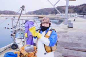 宮戸島産生わかめイベント開催＆冬の太平洋でのワカメ漁体験レポート